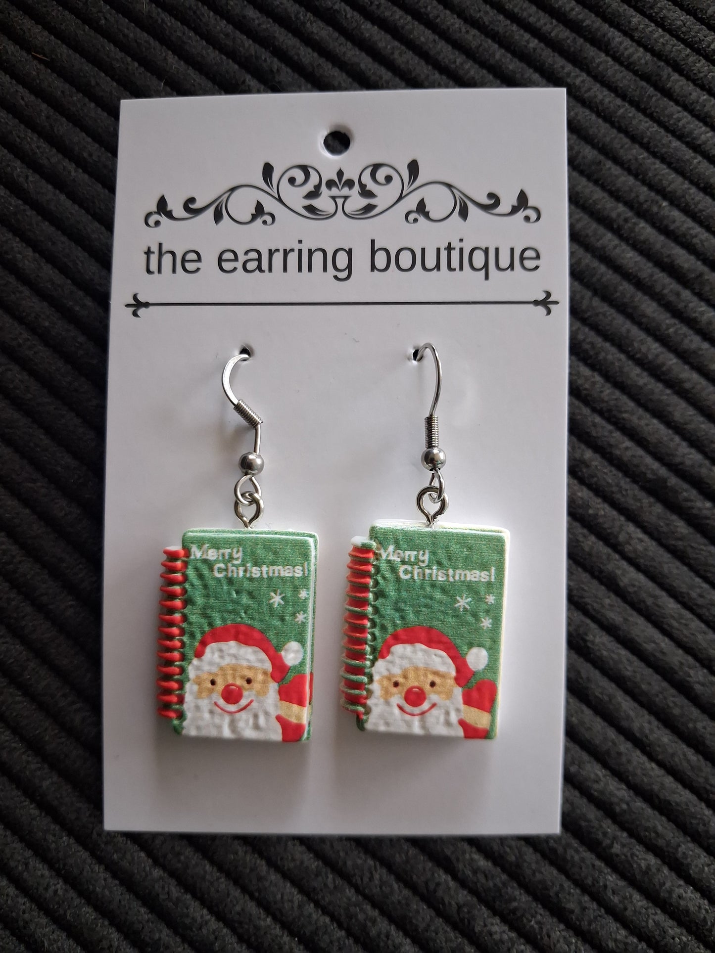 Christmas storybook earrings